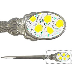 Yellow Roses 2 Letter Openers by Valentinaart