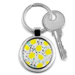 Yellow Roses 2 Key Chains (round) 