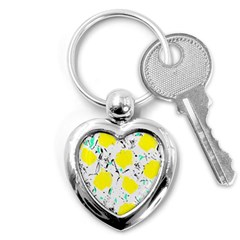 Yellow Roses 2 Key Chains (heart)  by Valentinaart