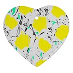 Yellow roses 2 Heart Ornament (2 Sides) Front