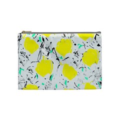 Yellow Roses 2 Cosmetic Bag (medium) 