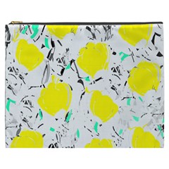 Yellow Roses 2 Cosmetic Bag (xxxl)  by Valentinaart