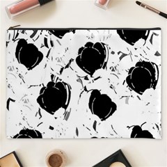 Black Roses Cosmetic Bag (xxxl)  by Valentinaart