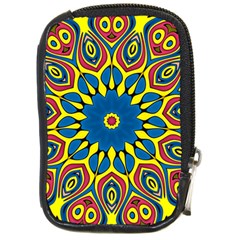 Yellow Flower Mandala Compact Camera Cases by designworld65