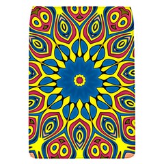 Yellow Flower Mandala Flap Covers (s)  by designworld65