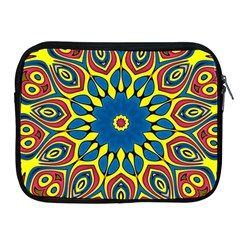 Yellow Flower Mandala Apple Ipad 2/3/4 Zipper Cases by designworld65