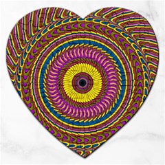 Ornament Mandala Jigsaw Puzzle (heart)