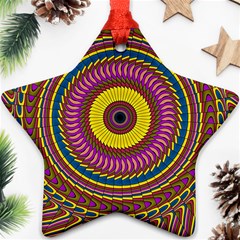 Ornament Mandala Star Ornament (two Sides) 