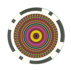 Ornament Mandala Poker Chip Card Guards (10 Pack) 