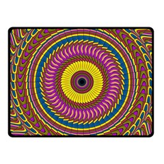 Ornament Mandala Fleece Blanket (small)