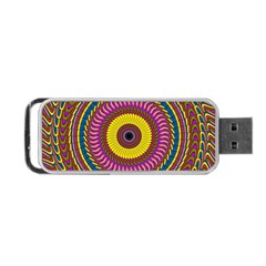 Ornament Mandala Portable Usb Flash (two Sides)