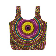 Ornament Mandala Full Print Recycle Bags (m) 