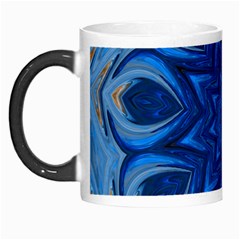 Blue Blossom Mandala Morph Mugs by designworld65