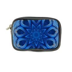 Blue Blossom Mandala Coin Purse by designworld65