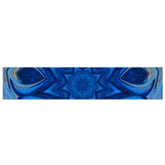 Blue Blossom Mandala Flano Scarf (small)