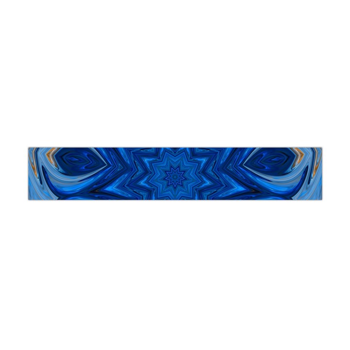 Blue Blossom Mandala Flano Scarf (Mini)