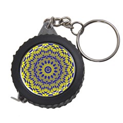 Yellow Blue Gold Mandala Measuring Tapes by designworld65