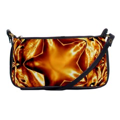 Elegant Gold Copper Shiny Elegant Christmas Star Shoulder Clutch Bags by yoursparklingshop