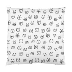 Sketchy Cats Standard Cushion Case (one Side)