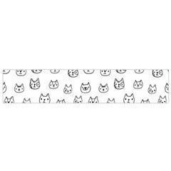 Sketchy Cats Flano Scarf (small)