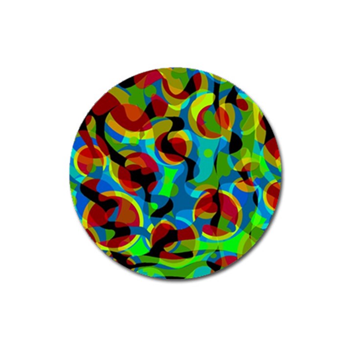 Colorful Smoothie  Magnet 3  (Round)