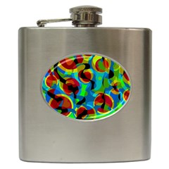 Colorful Smoothie  Hip Flask (6 Oz)