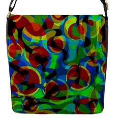 Colorful Smoothie  Flap Messenger Bag (s)