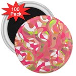 Pink smoothie  3  Magnets (100 pack) Front