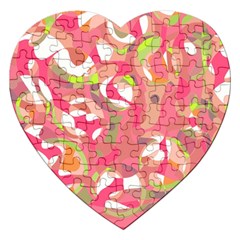 Pink Smoothie  Jigsaw Puzzle (heart)