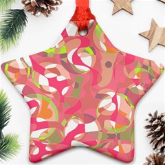 Pink Smoothie  Star Ornament (two Sides) 