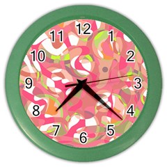 Pink Smoothie  Color Wall Clocks