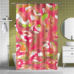 Pink Smoothie  Shower Curtain 48  X 72  (small)  by Valentinaart