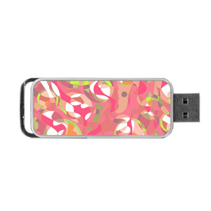 Pink smoothie  Portable USB Flash (One Side)