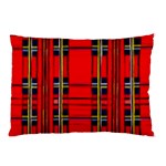 Red Checkered Abstract Design  Pillow Case (Two Sides) Front