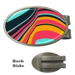 Bent Waves                                                                                                        			money Clip (oval)