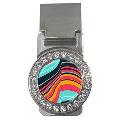 Bent Waves                                                                                                        			money Clip (cz)