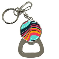 Bent Waves                                                                                                        			bottle Opener Key Chain by LalyLauraFLM