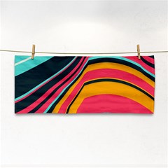 Bent Waves                                                                                                        			hand Towel