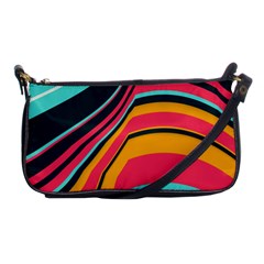 Bent Waves                                                                                                        			shoulder Clutch Bag