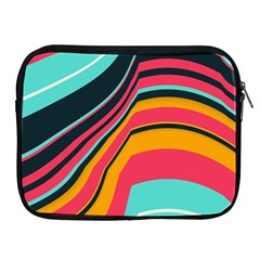 Bent Waves                                                                                                       			apple Ipad 2/3/4 Zipper Case