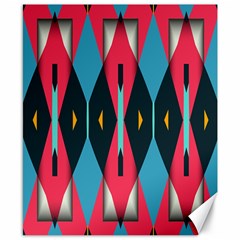 Triangles Stripes And Other Shapes                                                                                                         			canvas 8  X 10 