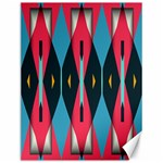 Triangles stripes and other shapes                                                                                                         			Canvas 12  x 16  11.86 x15.41  Canvas - 1