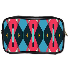 Triangles Stripes And Other Shapes                                                                                                         			toiletries Bag (one Side)