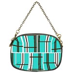 Black and white stripes                                                                                                          	Chain Purse (Two Sides) Front