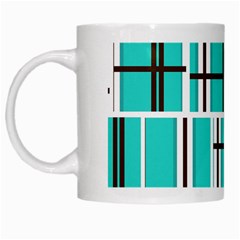 Black And White Stripes                                                                                                          White Mug