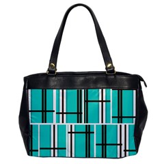 Black And White Stripes                                                                                                          			oversize Office Handbag