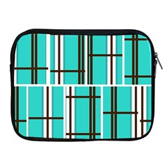 Black And White Stripes                                                                                                         			apple Ipad 2/3/4 Zipper Case