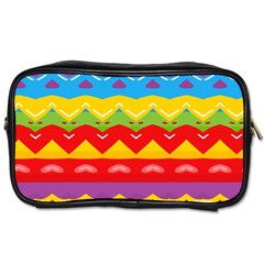 Colorful Waves                                                                                                           Toiletries Bag (two Sides)