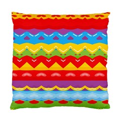 Colorful Waves                                                                                                           	standard Cushion Case (two Sides) by LalyLauraFLM