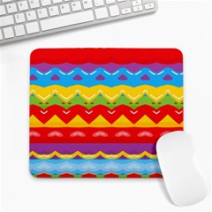 Colorful Waves                                                                                                           			large Mousepad